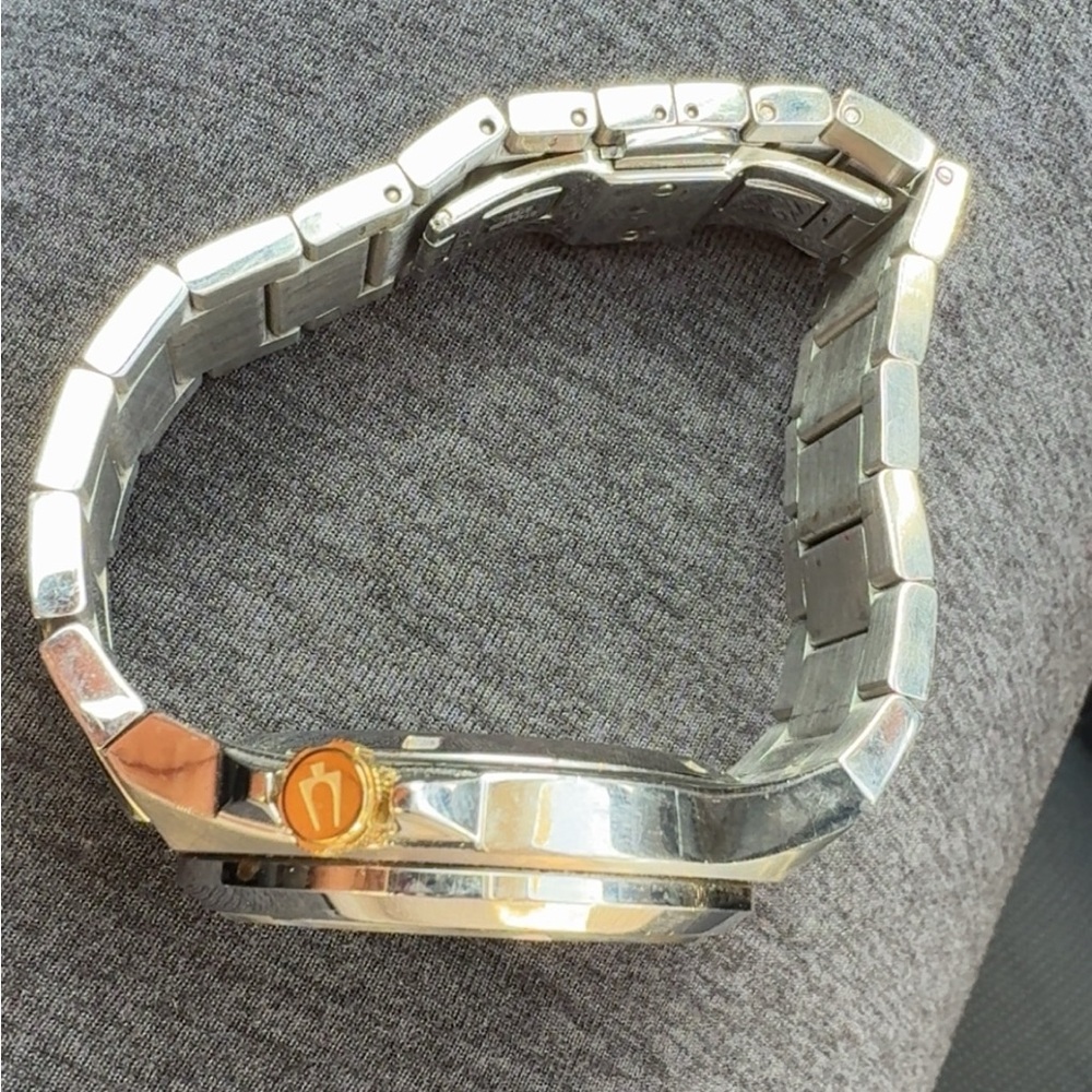 Bulova Two-Tone Skeleton Dial Watch - Picture 5 of 5